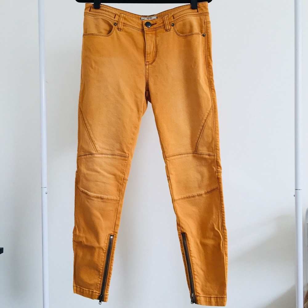 Free People Zip Ankle Jeans